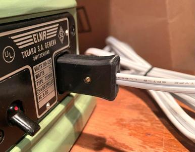 Vintage Sewing Machine Power Plug for the Elna Supermatic and other European Sewing Machines