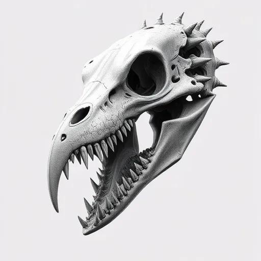 Spikey Skull   