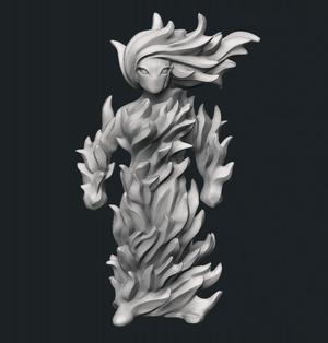 Medium Fire Elemental