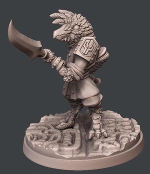 Tengu Halberdier