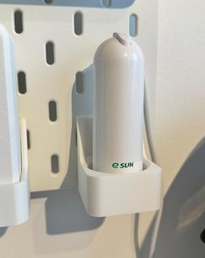 eSun vacuum pump holder for IKEA Skadis pegboard