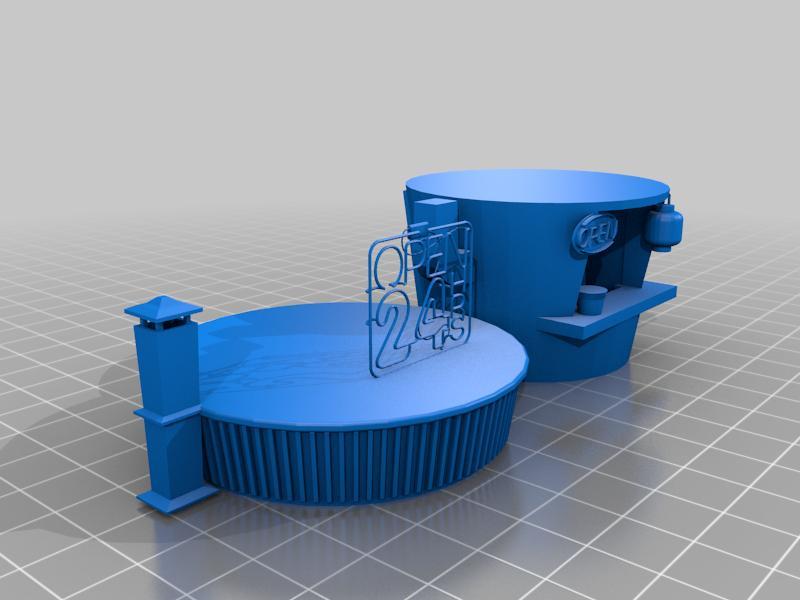 restaurant in a cup noodles