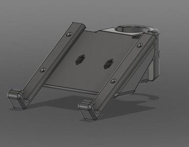 Logitech K400 K400r 40mm pole mount from CNC