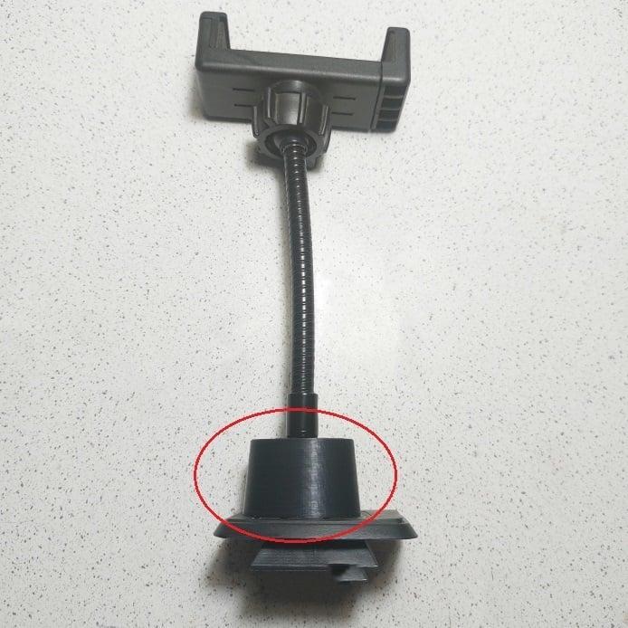 Adaptador hembra-hembra tripode brazo 1/4"