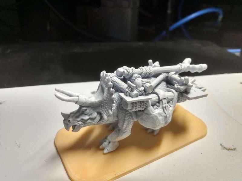 Triceratops Catapult Artillery