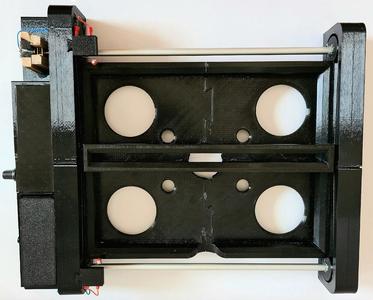 Customizable, 3D-Printable motorized reading aid with toggle button for the iPad