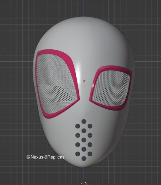 Spider-Gwen Face Shell Across the Spider-verse