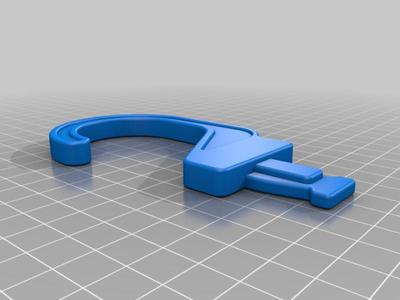 Tactical belt hanger hook