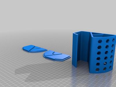 Support flechettes / Dart holder / side