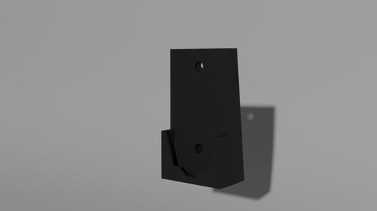 Mobile phone holder for aluminum profile