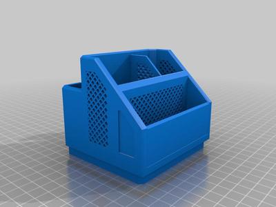 Rugged desktop organizer - without flashdrive slots