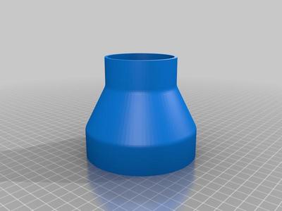 Dust Collection 2.5 to 4in Hose Adapter