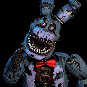 nightmare bonnie lego figure   