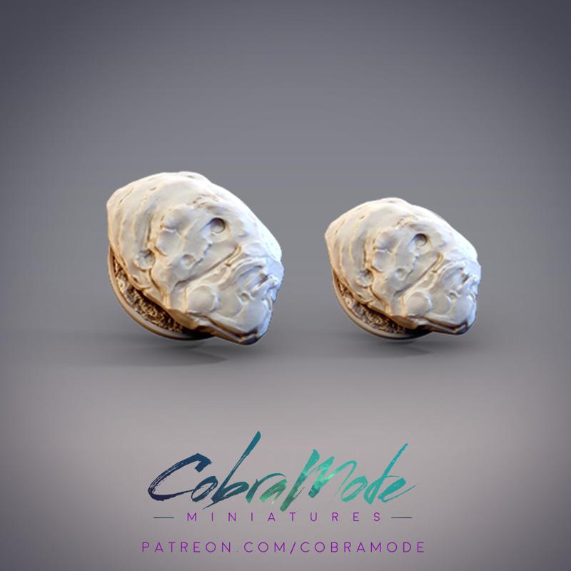 Long Lava Rock Base Pack (2pcs)