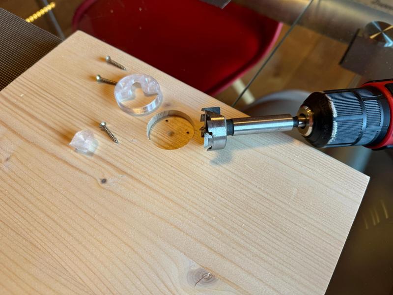 Invisible wall holder support 40 mm