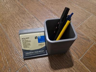 Desk Organizer for pens and Post-its   