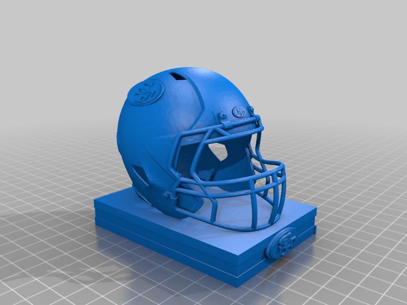 49ers Football Helmet