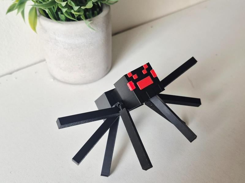 Minecraft spider articulated