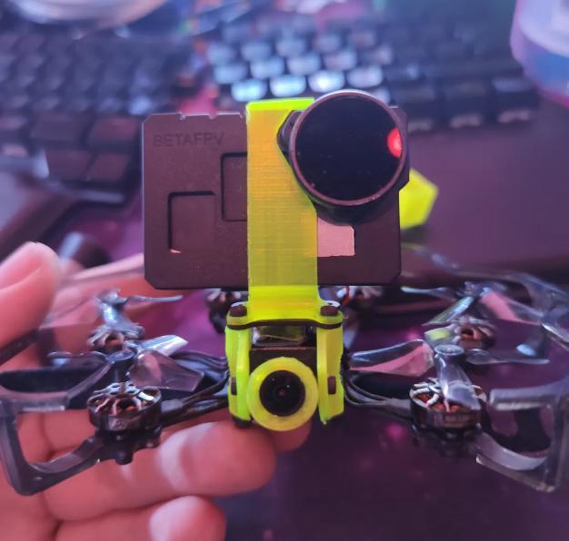 Flywoo Firefly Hex nano naked GoPro Hero 6 Black mount 15