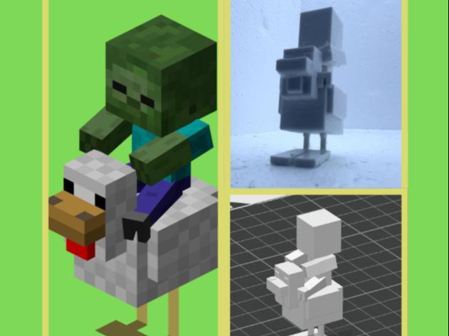 CHICKEN JOCKeY - MINECRAFT