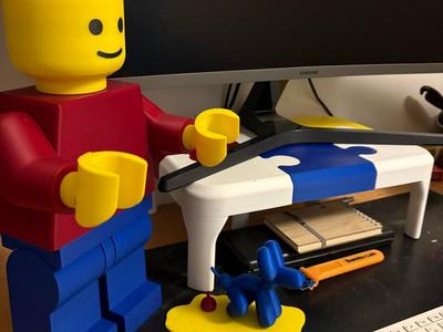 Puzzle Monitor Riser