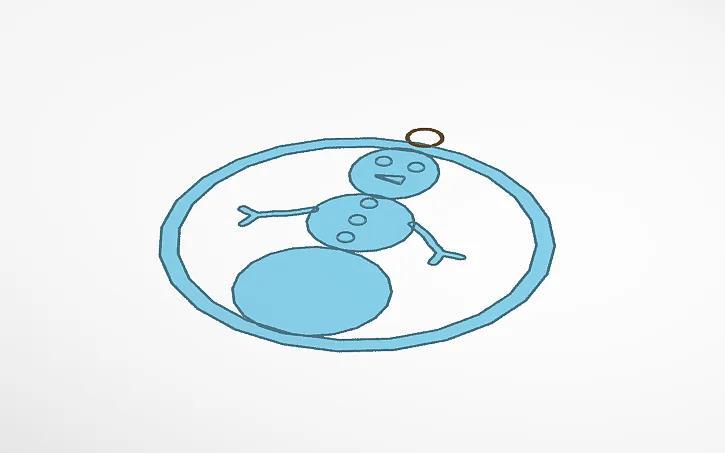 Snowman Ornament   