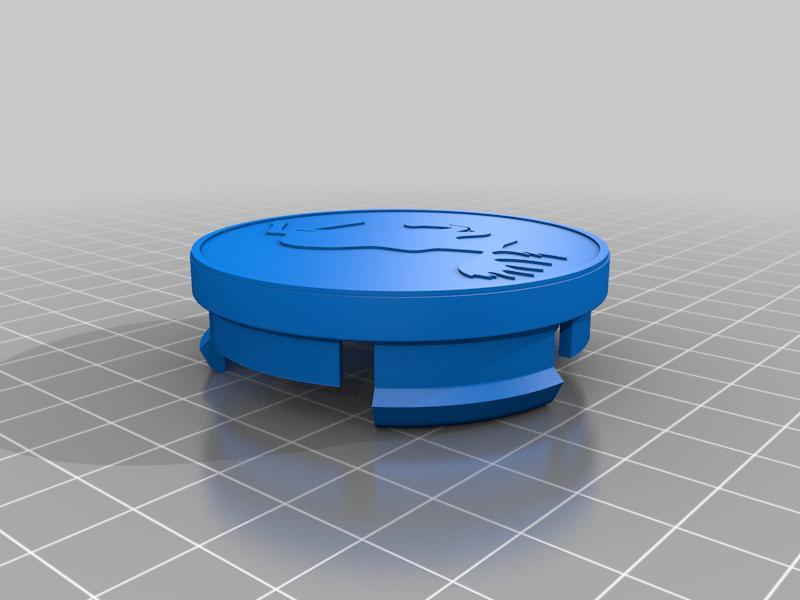 Borbet Y Hub Cap Volvo Prancing Moose Remix