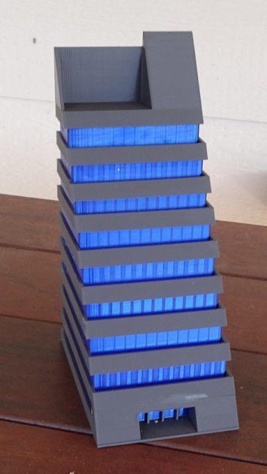 Yokoso Rainbow Tower - mini version... N-scale (sort of)