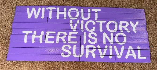 Survivor Aligned Planks Puzzle 3