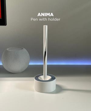 Anima, pen with holder.
