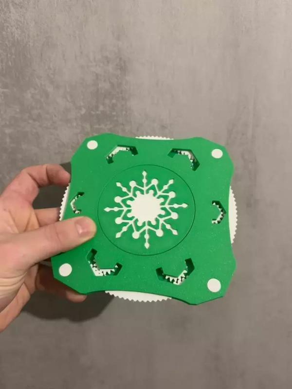 Christmas Rotating Coaster