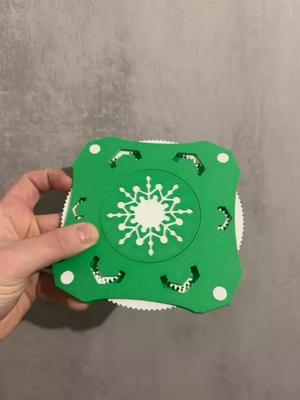 Christmas Rotating Coaster