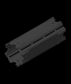 SingleLane_6inch_Connectors_4x.3mf