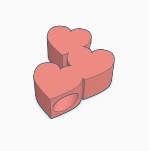 Hearts Straw Topper