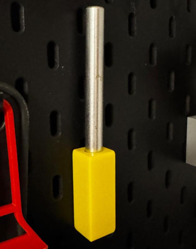 Skadis Xacto knife holder