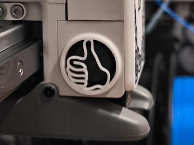 A1/A1 mini extruder fan protective cover. Thumb up