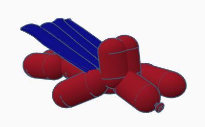 Balloon Dog Flying Super Hero