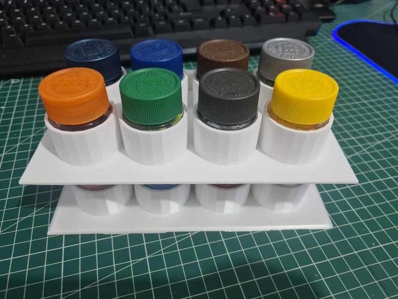 Tamiya Model Paint Holder - 8x2