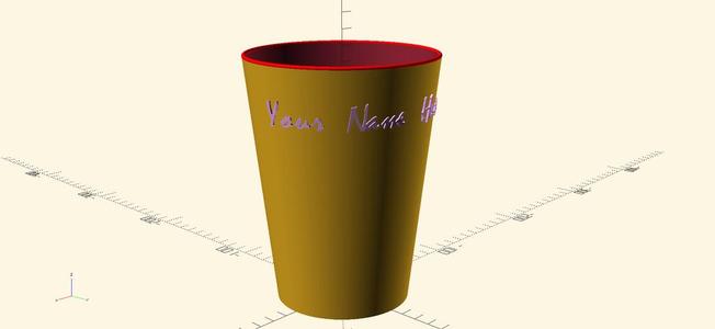 Text in a Circle OpenSCAD