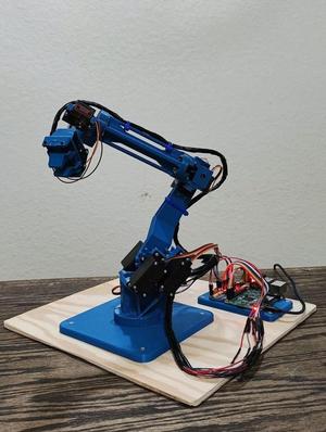 6 DOF Robotic Arm (MG996R / MG90S)