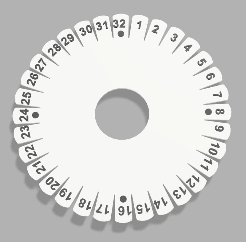 Kumihimo Braiding Disc / Cord Making Plate / Wheel / Loom