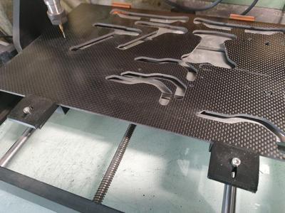 CNC 3018 clamp for epoxy or carbon plate