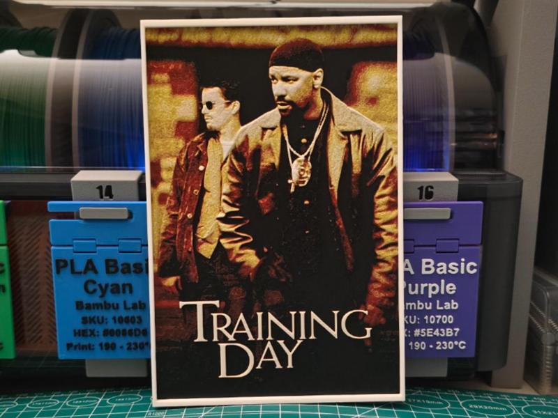 Training Day Movie Poster - Hueforge Art