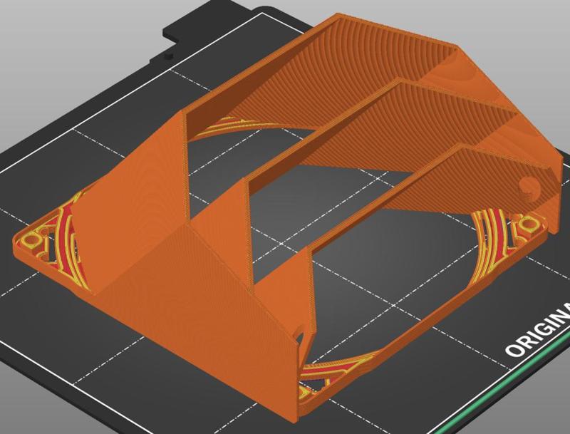 120/140mm x Noctua Fan Director 45 degree