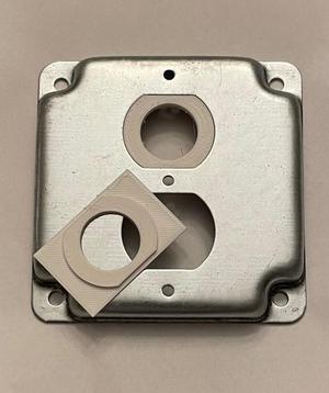 US Outlet to Current and Voltage Monitor Adapter