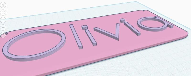Bedroom or Office Name Sign Olivia   