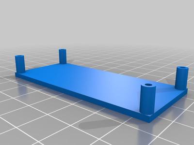 7cm by 3cm Whole Proof PCB mount with stand-offs