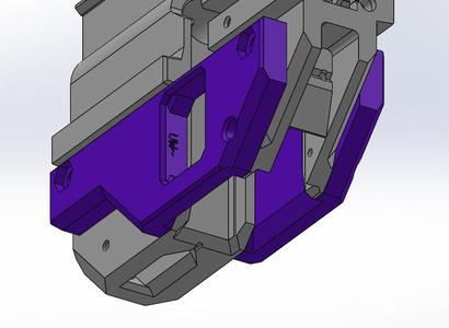 Flared + Minimized Nameplates for Talon / Katana Magwell - Nerf Caliburn U