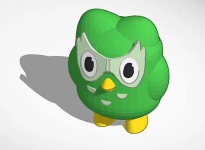 Duolingo Bird Statue   