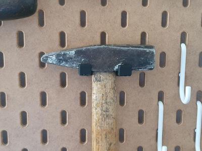 IKEA Skadis hammer holder